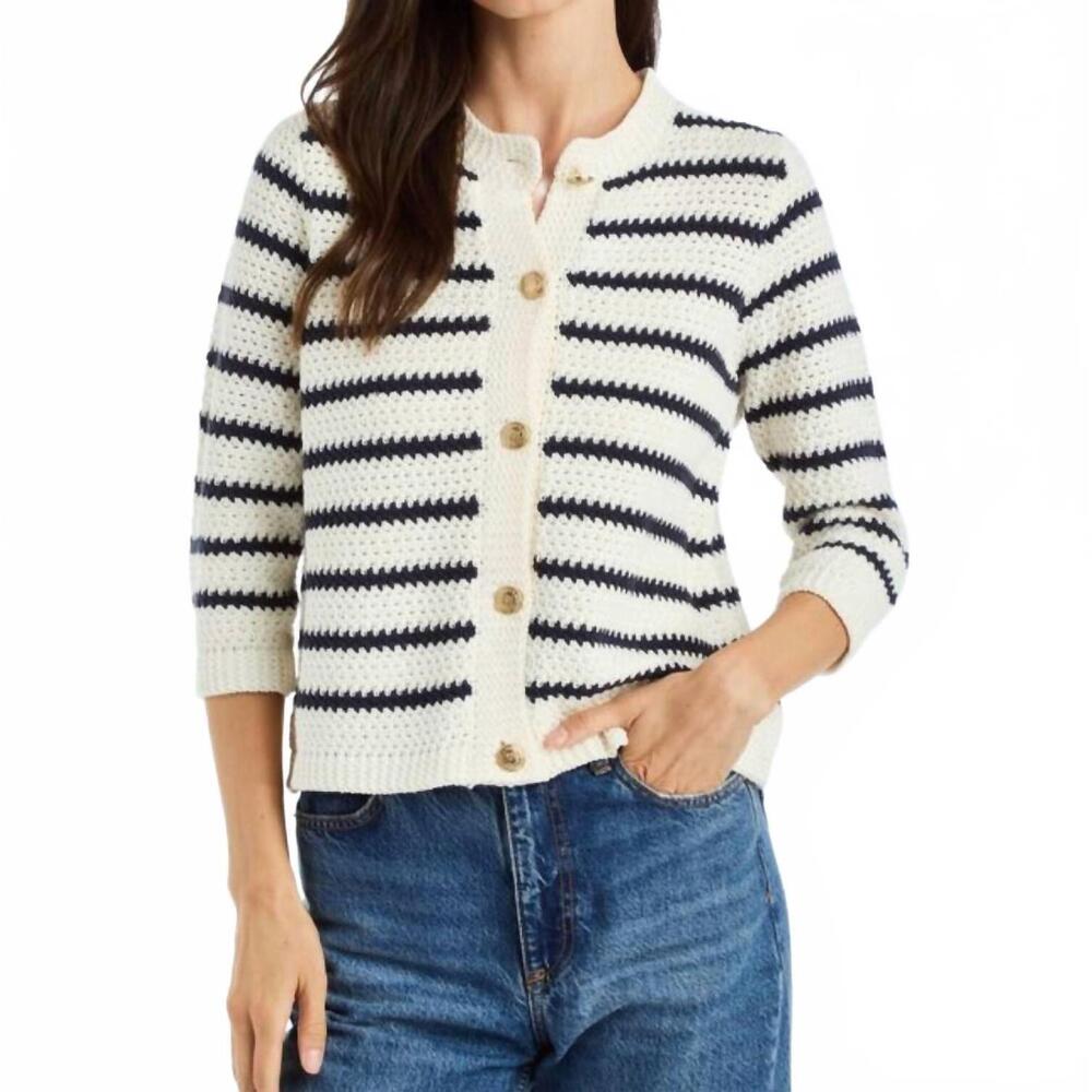 NEW DREW women's aniyah cardigan in white